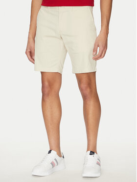 Tommy Hilfiger Tommy Hilfiger Pantalon scurți din material Brooklyn MW0MW23563 Bej Regular Fit