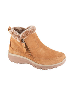 Skechers Skechers Śniegowce Easy Going - Cool Zip! Beżowy