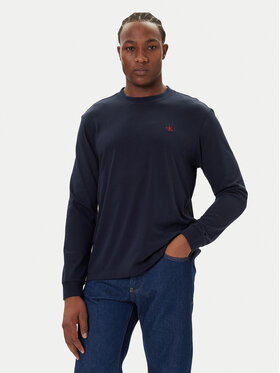 Calvin Klein Jeans Calvin Klein Jeans Тениска с дълъг ръкав Easy LV04RD247G Тъмносин Regular Fit