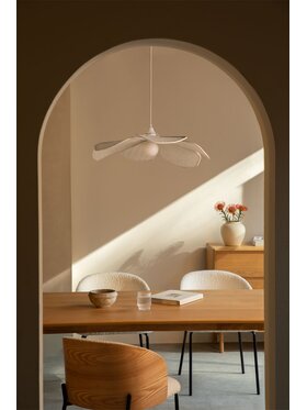 MIAhome MIAhome Lampa wisząca Benavid Ø75 cm Biały