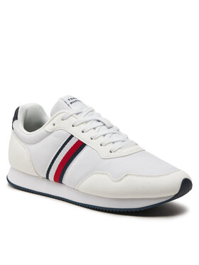 Tommy Hilfiger Tenisice Lo Runner Mix FM0FM04958 Bijela