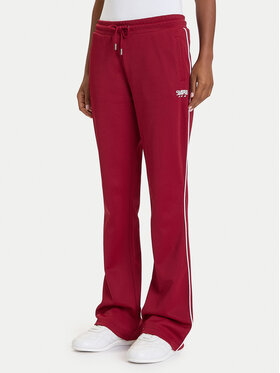 Guess Guess Spodnji del trenirke W5BB58 FL04W Bordo rdeča Regular Fit