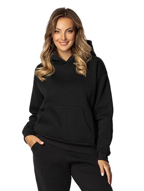 DKaren Sport DKaren Sport Bluza DK-K-B6 Czarny Regular Fit