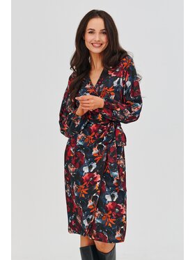 NAOKO NAOKO Sukienka codzienna Silent Spark Czarny Regular Fit
