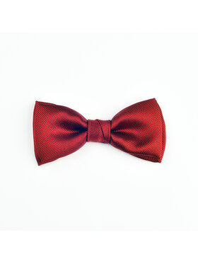 ELSNER ELSNER Motýlik BUTTERFLY Z JEDWABNEGO ŻAKARDU A5132 Červená