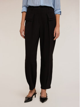 Motivi Motivi Pantaloni di tessuto P085Q004159N033 Nero Regular Fit