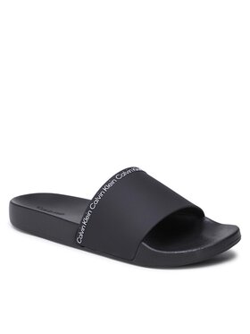 Calvin Klein Calvin Klein Mules / sandales de bain Pool Slide Rubber HM0HM00981 Noir