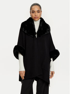 Joseph Ribkoff Joseph Ribkoff Poncho 243930 Negru Loose Fit