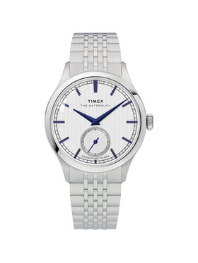 Timex Timex Zegarek TW2Y91800 Srebrny