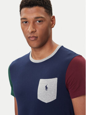 Polo Ralph Lauren Polo Ralph Lauren T-Shirt 710849543003 Σκούρο μπλε Custom Slim Fit