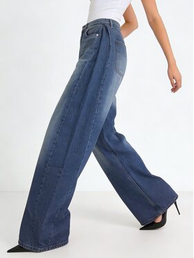 MissDenim MissDenim Jeansy Baggy Niebieski Boyfriend Fit