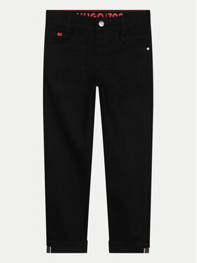 HUGO Hugo Jeansy G00185 M Černá Slim Fit