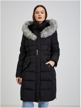 Orsay Orsay Kurtka zimowa 815029-660000__36 Czarny Regular Fit