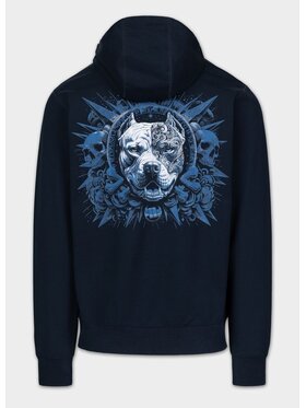 PITBULL PITBULL Bluza PITBULL WORLD Granatowy Regular Fit