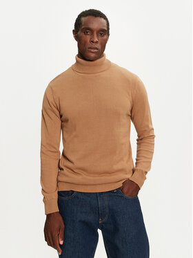 Brave Soul Brave Soul Rollkragenpullover MK-230HUME06 Braun Regular Fit