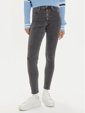 Tommy Jeans Tommy Jeans Τζιν Sylvia DW0DW19531 Γκρι Skinny Fit