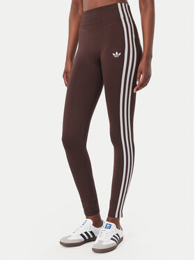 adidas adidas Legginsy Essentials 3-Stripes Seamless Tights KZ4101 Brązowy Slim Fit