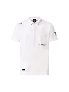 Oakley Oakley T-Shirt FOA406425 Biały Regular Fit
