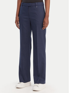 HUGO HUGO Medžiaginės kelnės Hilando 50554458 Tamsiai mėlyna Slim Fit