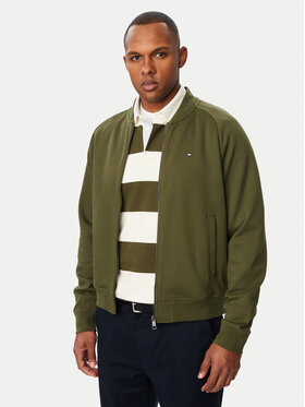Tommy Hilfiger Tommy Hilfiger Felpa Essential MW0MW44934 Verde scuro Regular Fit