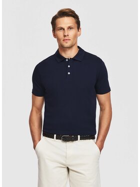 Pako Lorente Pako Lorente Polo P26SF-TX-015 Granatowy Classic Fit
