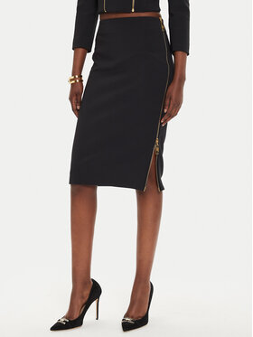 Elisabetta Franchi Elisabetta Franchi Пола тип молив GO-047-46E2 Черен Slim Fit