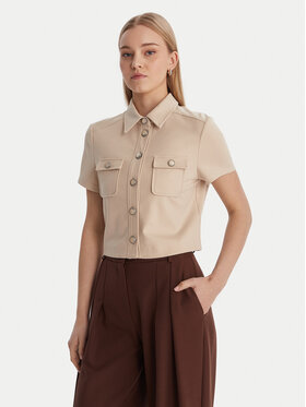 Guess Guess Сорочка W6RH83 KCMU2 Бежевий Regular Fit