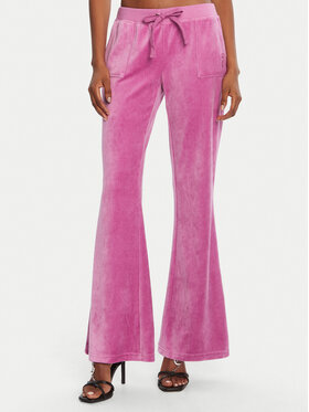 Juicy Couture Juicy Couture Teplákové kalhoty Caisa JCSEBJ008G Růžová Slim Fit