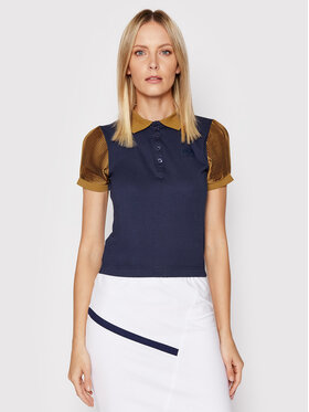 Fila Fila Polo Thorn Cropped FAW0021 Blu scuro Regular Fit