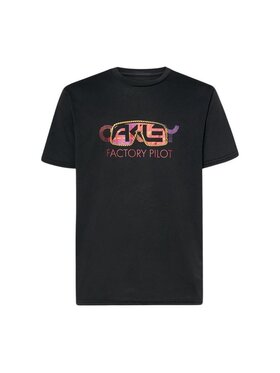 Oakley Oakley T-Shirt FOA405485 Czarny Regular Fit