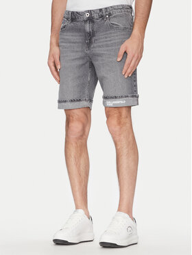 Karl Lagerfeld Jeans Karl Lagerfeld Jeans Džínsové šortky A2M10082 Sivá Slim Fit