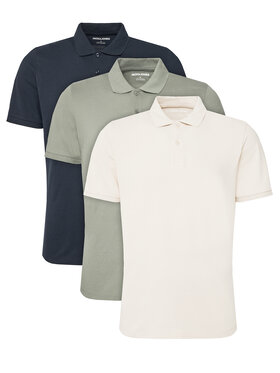 Jack&Jones Jack&Jones Set 3 tricouri polo Kane 12277429 Colorat Regular Fit