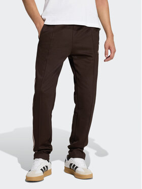 adidas adidas Spodnie dresowe CLASSIC Brązowy Slim Fit