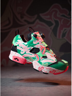 Reebok Reebok Sneakersy EO-INSTAPUMP FURY 94 100239571 Zielony