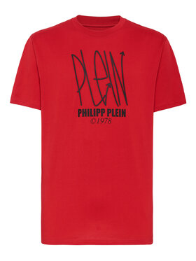 PHILIPP PLEIN PHILIPP PLEIN T-Shirt 1207 Červená Regular Fit