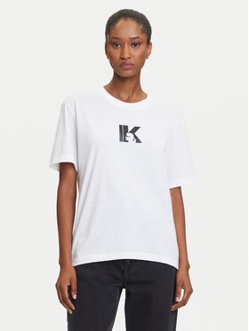 Karl Lagerfeld Jeans Karl Lagerfeld Jeans T-shirt A3W17094 Bijela Regular Fit