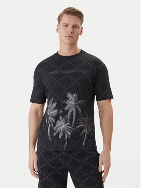 KARL LAGERFELD KARL LAGERFELD Marškinėliai 755172 562251 Juoda Loose Fit