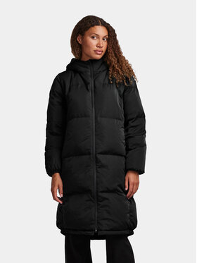 YAS YAS Vatovaná bunda 26031874 Černá Regular Fit