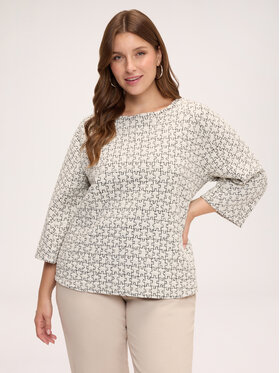Fiorella Rubino Fiorella Rubino Felpa G82UL009807N011 Bianco Regular Fit
