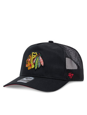 47 Brand 47 Brand Cap NHL Chicago Blackhawks Mesh '47 HITCH H-MSHTC04GWP Schwarz