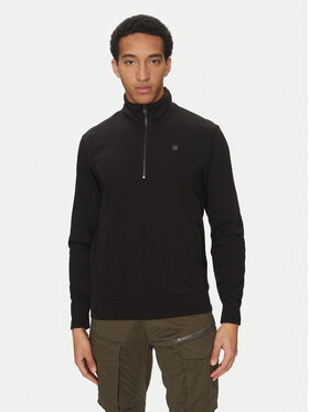 G-Star Raw G-Star Raw Суитшърт Nifous Half Zip D26305-D566 6484 Черен Regular Fit