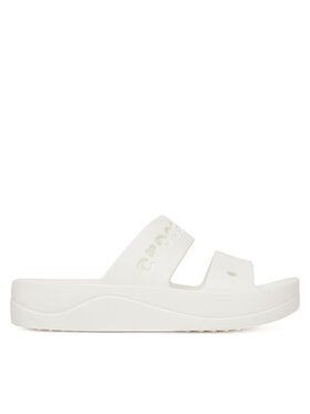 Crocs Crocs Şlapi BAYA PLATFORM SANDAL 208188-100 Alb