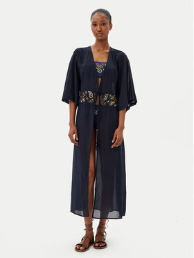 Selmark Selmark Kimono BN297 Dunkelblau Relaxed Fit