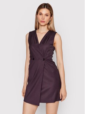 Patrizia Pepe Patrizia Pepe Cocktail obleka 8A0987/A106-M424 Vijolična Regular Fit