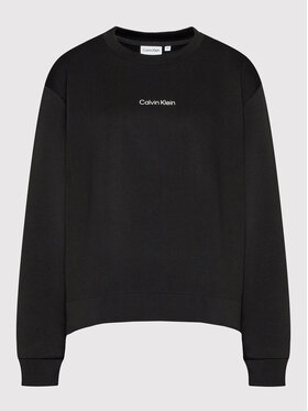 Calvin Klein Curve Calvin Klein Curve Bluza Inclusive Micro Logo K20K204897 Czarny Regular Fit