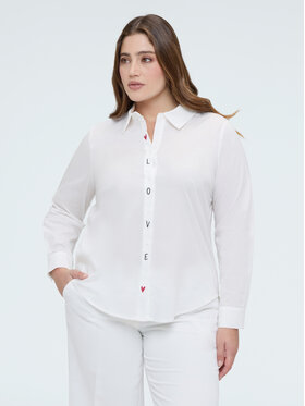 Fiorella Rubino Fiorella Rubino Camicia 5046T001450N011 Bianco Regular Fit