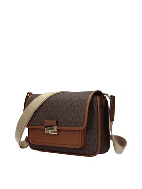 Michael Kors Michael Kors Torebka Brown Fabric Crossbody Brązowy