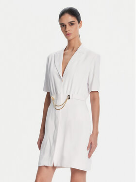 Fracomina Fracomina Rochie cocktail FS25SD1001W47601 Alb Regular Fit