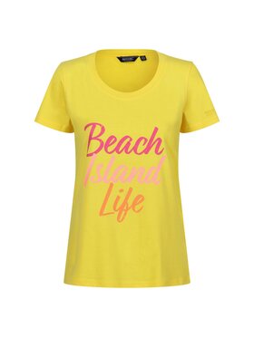 Regatta Regatta T-Shirt Filandra VIII Beach Żółty Short Fit