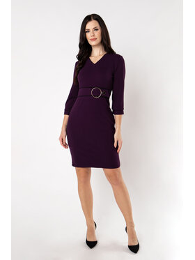 QUIOSQUE QUIOSQUE Sukienka codzienna QUIOSQUE 4RR020701 Fioletowy Regular Fit